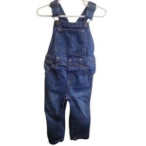 Old Navy 18-24 months Baby Overalls Jeans Snap‎ Button Legs Pockets Adjusts 2018